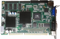ISA 하프 사이즈 마더보드 ESP4000 CPU 32M 메모리 및 8M DOC를 통해 보드에 단일 납땜