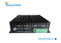 MIS-EPIC06-4L은 팬없이 PC / IPC 산업용 컴퓨터 Ｕ 시리즈 CPU 4 네트워크 6 시리즈 6USB를 권투합니다