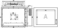 IPPC-1901T1 19 &quot; 산업적 터치 패널 PC / 1 PCI 또는 PCIE 확대 2 슬롯 내장된 PC 터치 스크린