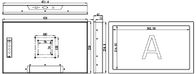 PLM-1703TW 17.3 &quot; 넓은 산업적 터치 스크린 모니터 / 산업적 터치 화면 디스플레이