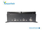 MIS-EPIC08 이중 랜 4USB 2COM 4G DDR4 3855U J1900은 팬없이 내장된 박스 PC를 붙입니다