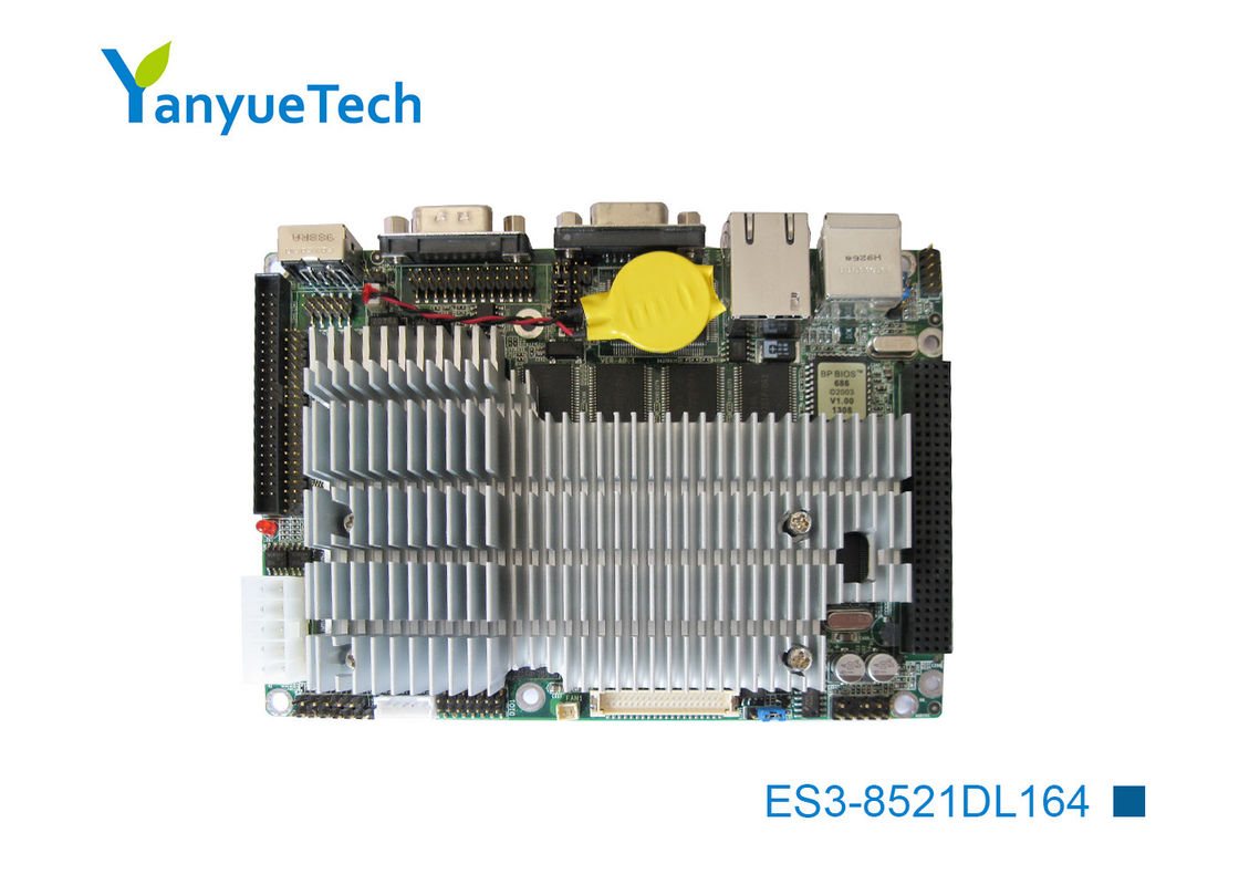 Intel® CM900M CPU 512M 메모리 PCI-104에 타고 있던 납땜질된 ES3-8521DL164 3.5 인치 단일 보드 컴퓨터는 소비합니다