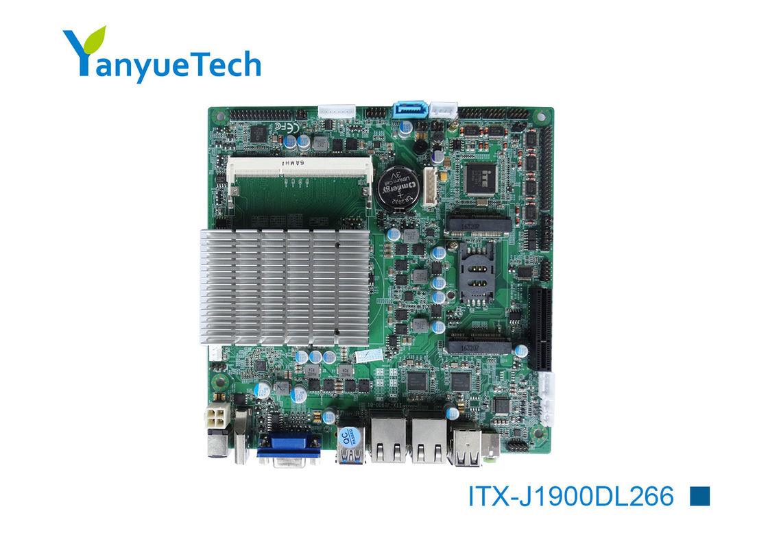 최고 8GB까지 SDRAM 1×SATA를 지원하는 ITX-J1900DL266 메인 보드 소형 Itx / 인텔 가는 작은 Itx